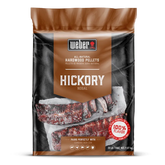 Hickory All-Natural Hardwood Pellets - 20 lb bag of grill pellets