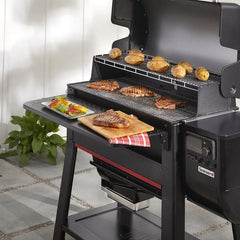 Folding Front Table - Compatible with Searwood® XL 600 pellet grill and Weber Smoque XL pellet smoker
