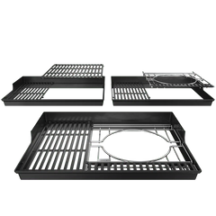 WEBER CRAFTED Porcelain-Enameled Cast-Iron Cooking Grates - Compatible with Large Spirit and Select Pellet Grills