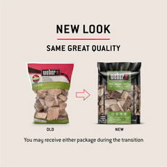 Apple Wood Chunks - 350 cu. in. (0.006 m³) bag