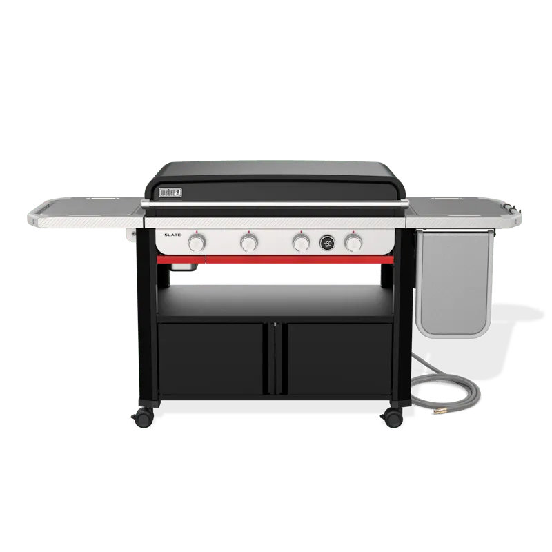 Slate® 36" Rust-Resistant Griddle with Flip-Up Side Table (Natural Gas)