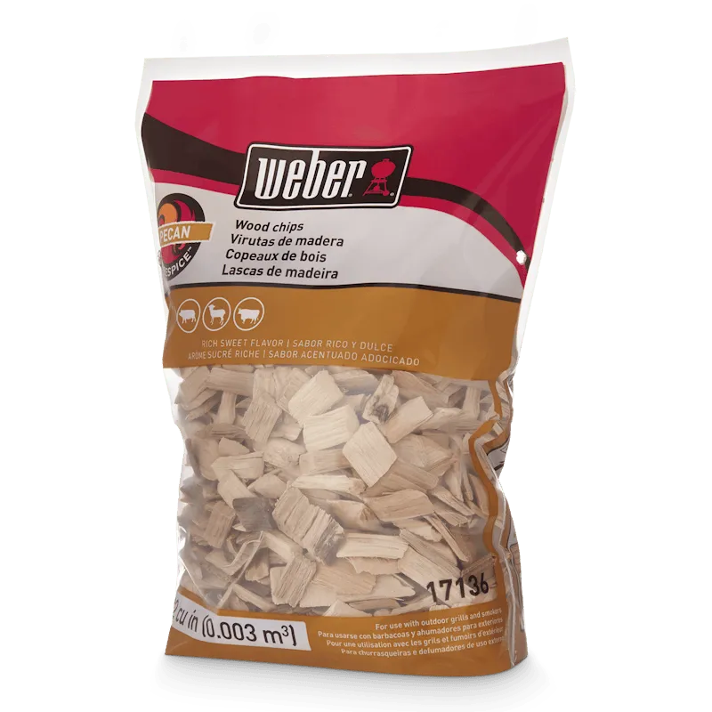 Pecan Wood Chips - 192 cu. in. (0.003 m³) bag