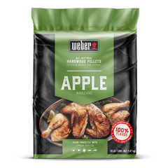Apple All-Natural Hardwood Pellets - 20 lb bag of grill pellets