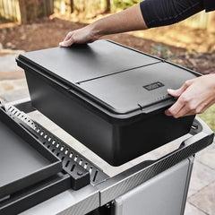 Weber Works™ XL Outdoor Storage Bin - Drops into Weber Works™ XL side table