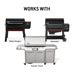 Premium Wired Food Probe (Triple Sensor) - Compatible with Searwood®, Weber Smoque™ and Summit Smart gas grills