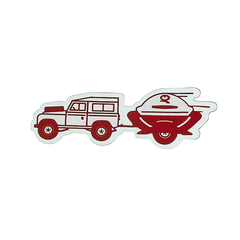 Limited Edition Weber Q Trailer Car Decal