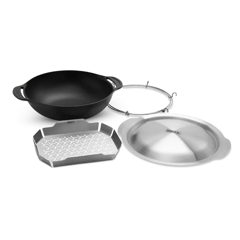 WEBER CRAFTED Wok & Steamer