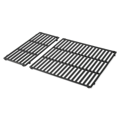 WEBER CRAFTED Porcelain-Enameled Cast-Iron Cooking Grates - Compatible with Large Spirit and Select Pellet Grills